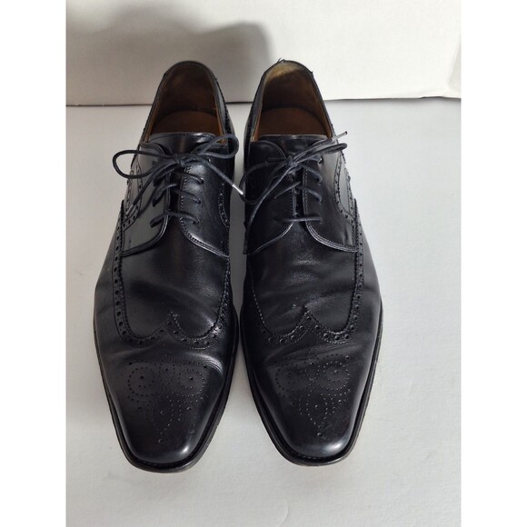 Magnanni Sergio Wingtip Oxford Dress Shoes 13974 11.5M Black Calfskin Leather main image 7